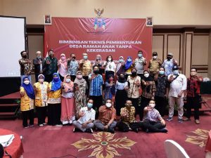 Pelatihan Pembentukan DesaKelurahan Tanpa Kekerasan Terhadap Anak di Provinsi Jawa Timur 